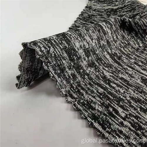 China Custom Polyester Jacquard Dress Jersey Black Knitted Fabric Factory